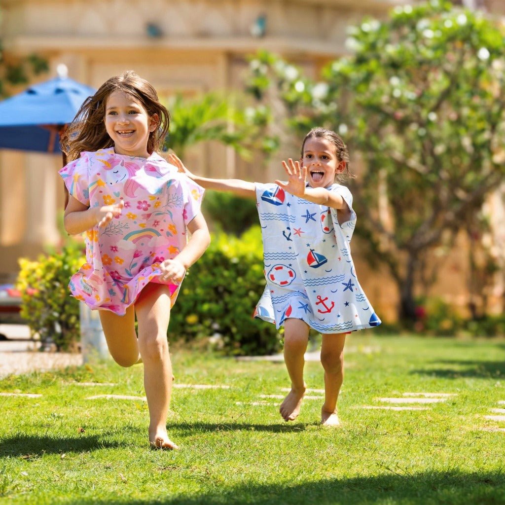 Kids Beach Poncho - Sailor&